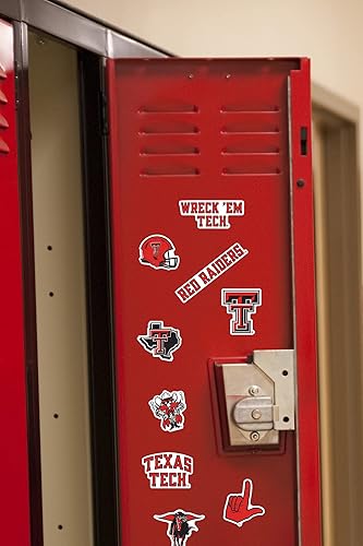 Miniatura 5 de Texas TECH University - Paquete variado de 50 calcomanías de vinilo grandes de lujo para laptop, botella de agua, álbumes de recortes, tableta,