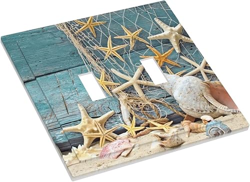 Vista 567 de Placa de pared con interruptor de luz de doble interruptor de pared para niños, diseño de dinosaurio, galaxia, espacio exterior, planeta, nebulosa