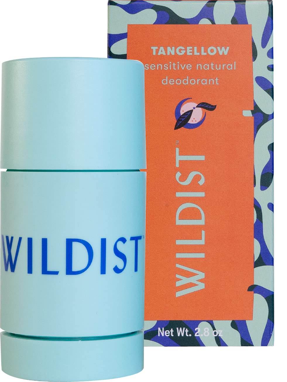Natural Sensitive Deodorant by Wildist | Tangellow Scented | Non Toxic, Aluminum Free, Cruelty Free - 100% Recyclable - 2.8 oz