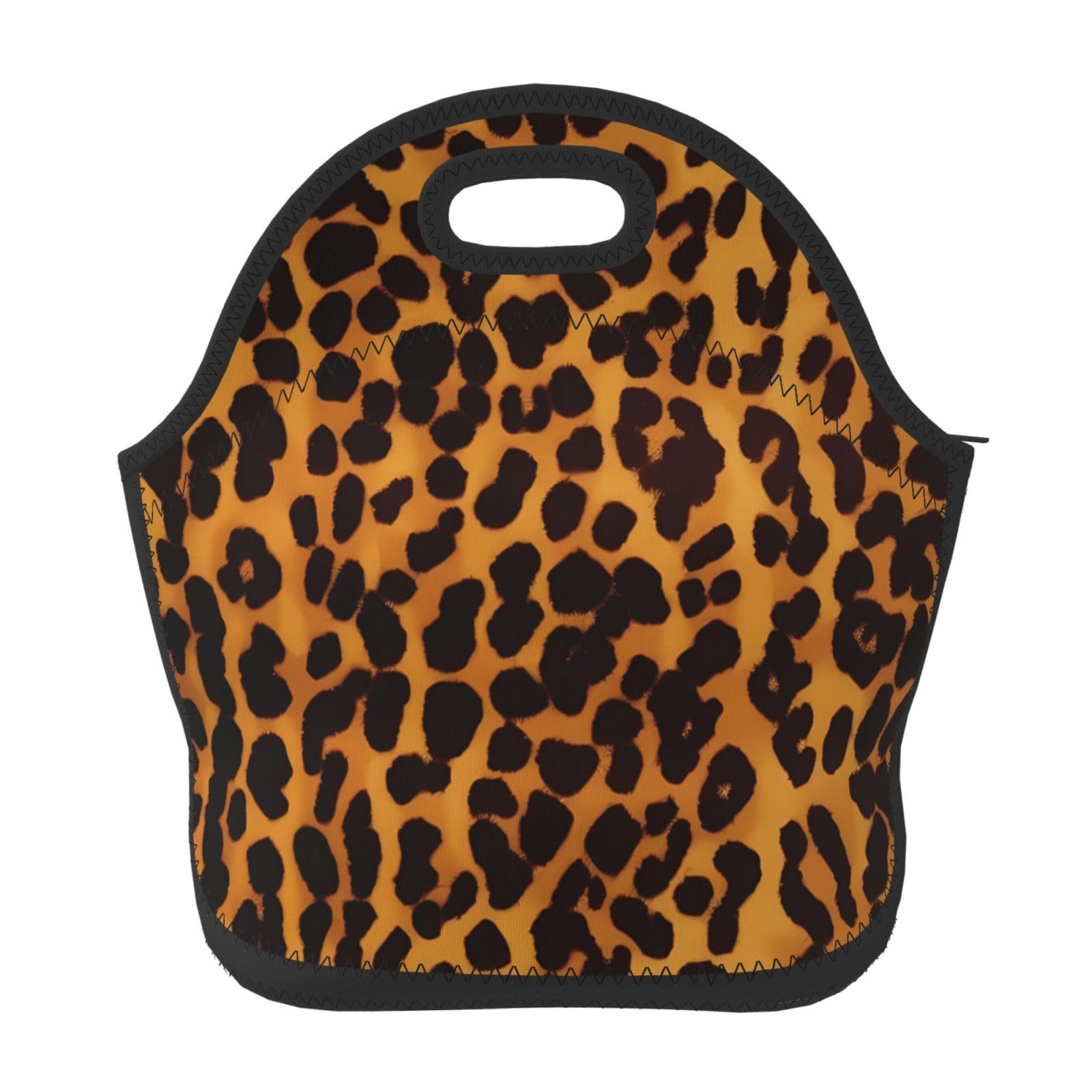 Sac Repas Isotherme Femme AOSBOS - 10L, Motif Léopard - Pour Bureau, Pique-nique, Voyage