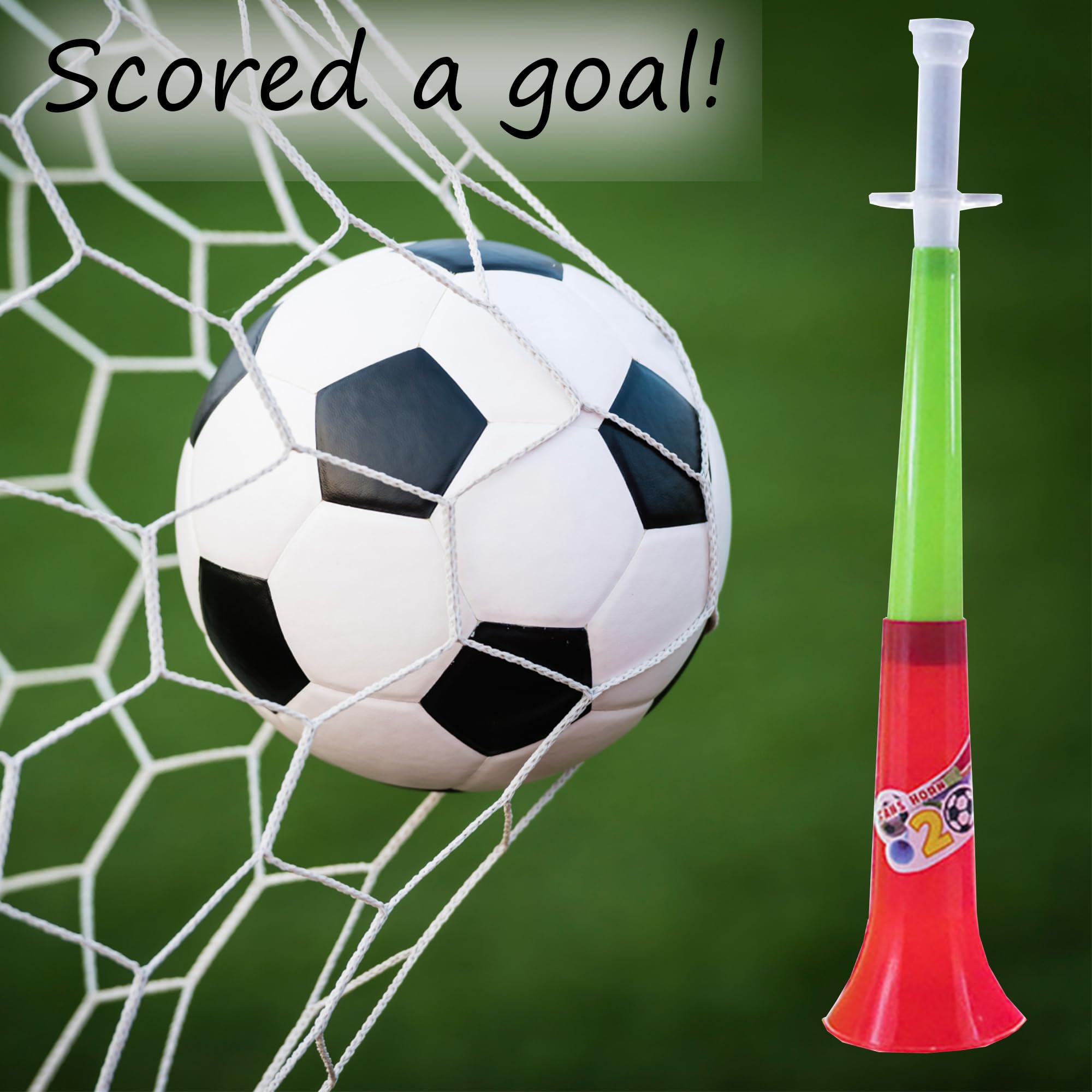2 Pcs Corne Vuvuzela Tröte Très Bruyant Klaxons Bruyants Jouer Trompette Plastique Fanfare Football Corne Stade Faiseurs Bruit Fan Claironne Bruyamment Événements Sportifs Match