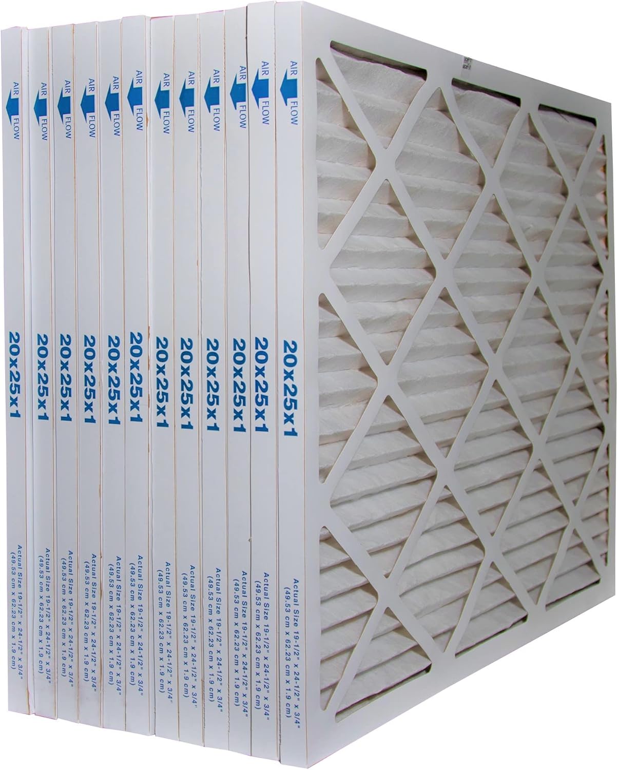 20x25x1 Furnace Filter MERV 8 Pleated Filters. Manufactured in Canada by FurnaceFilters.Ca Case