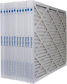 20x25x1 Furnace Filter MERV 8 Pleated Filters. Manufactured in Canada by FurnaceFilters.Ca Case of 12