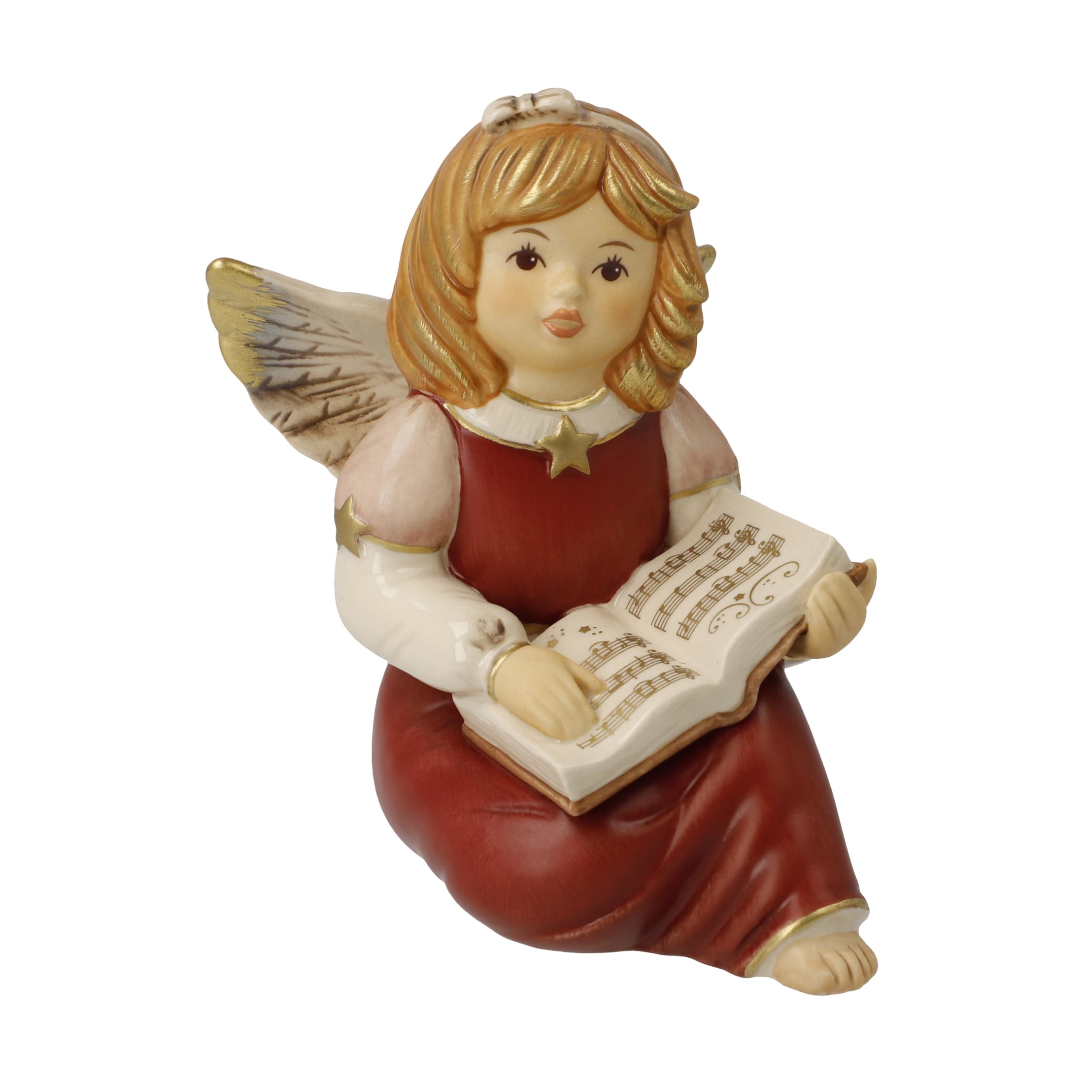 Goebel Angel Figurine Liederstunde Bordeaux - Heavenly Messengers Christmas