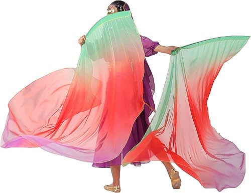 Vista 105 de MUNAFIE Worship Flags Set(2 Flags+2 Rods+1 Storage Bag) for Dance Church Flags for Worship Guard Flag Praise Dance Flags