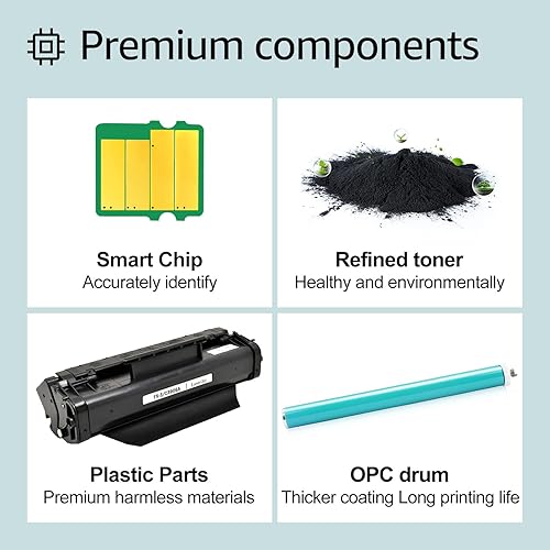 Miniatura 4 de greencycle 1pk FX3 Cartucho de tóner compatible con Canon FX3 1557A002BA FAX L350 L4000 L6000 FaxPhone L80 ImageClass 1100 CFX-L4500IF 2060 4000
