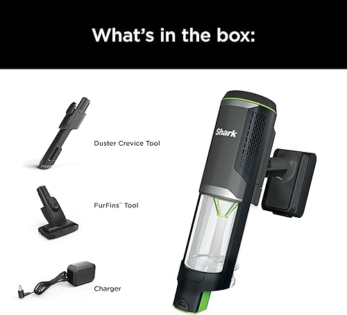 Miniatura 11 de Shark PowerBoost PowerVac inalámbrico 2 en 1 para cochehogar, potente succión, 40 minutos de tiempo de funcionamiento, portátil, 3 modos de