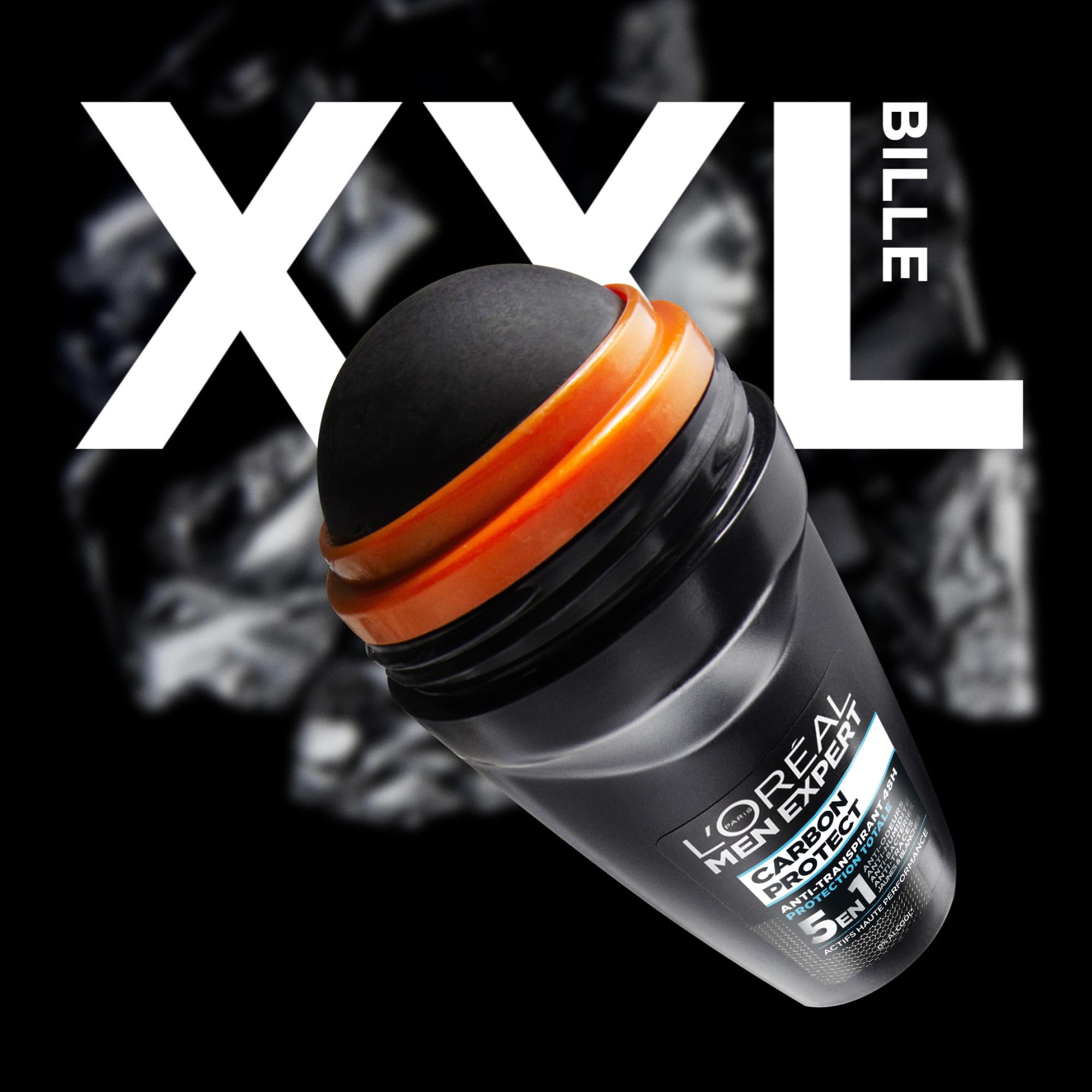L'Oréal Men Expert - Routine Carbon Protect żel pod prysznic i dezodorant dla mężczyzn - 3x żele pod prysznic Carbon Protect, 2x dezodorant Carbon Protect
