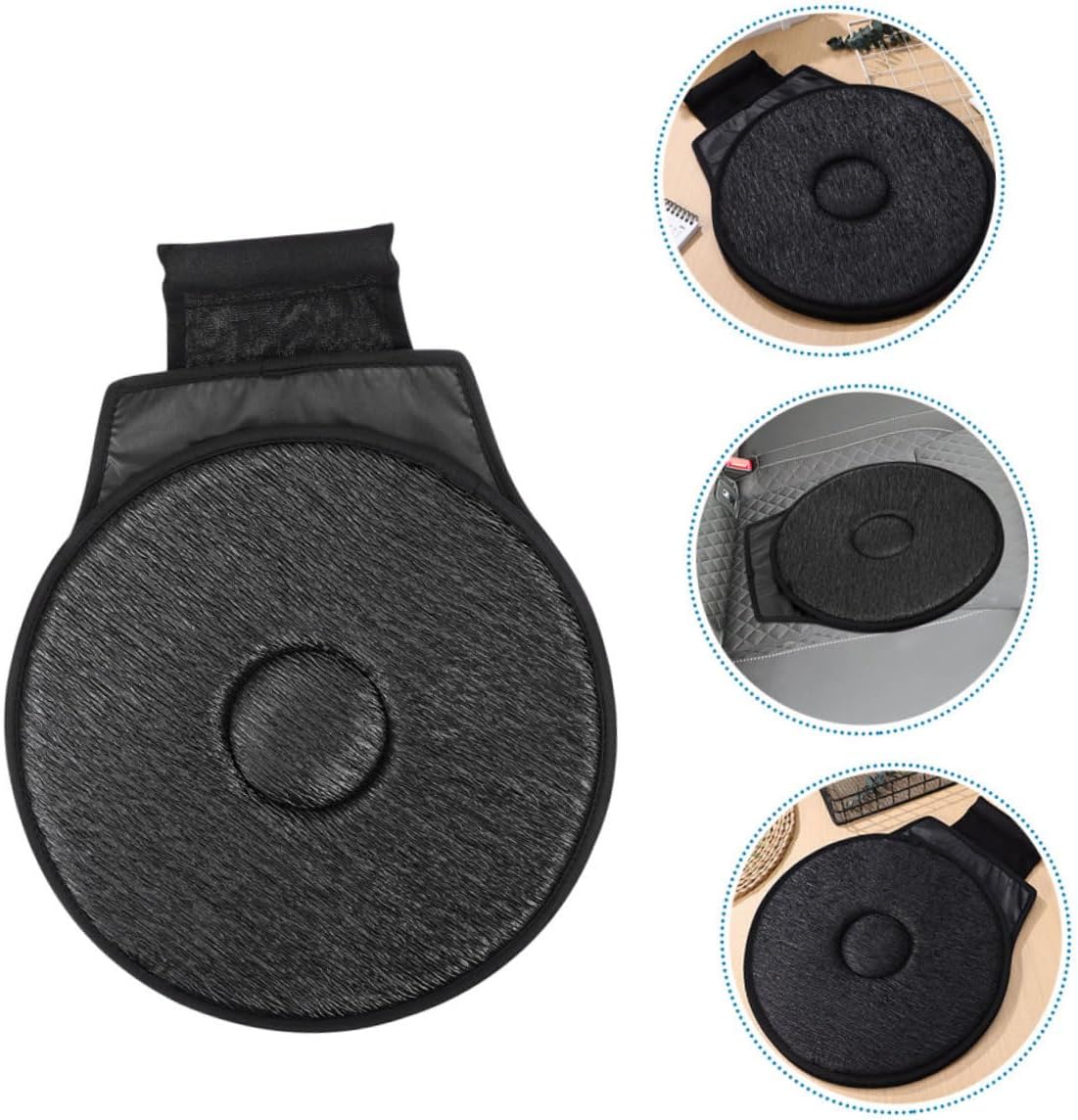 2pcs Rotating Seat Cushions for Cars Lightweight and Portable Swivel Seat Pads for Enhanced Comfort and Easy Installation for Drives and Everyday Use