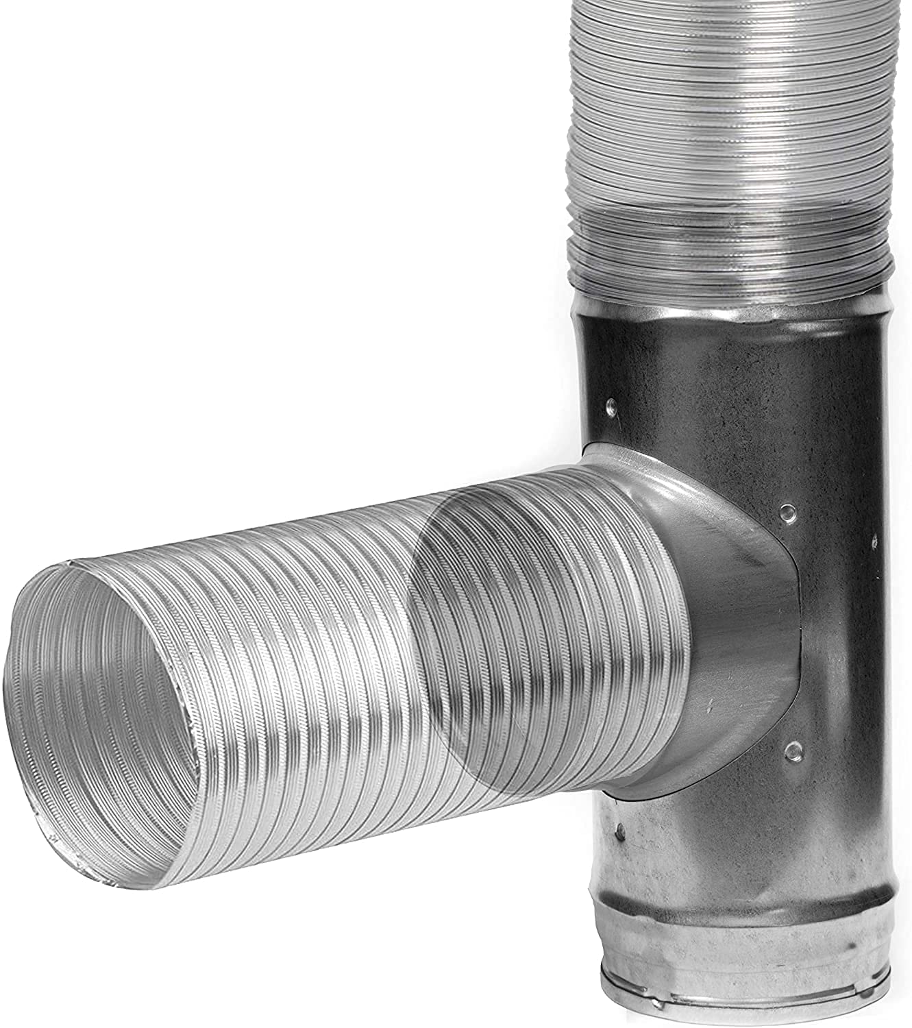 Vent Systems diameter 150mm / 6" Inch Y-Shape Duct Connector, Splitter - Image 2