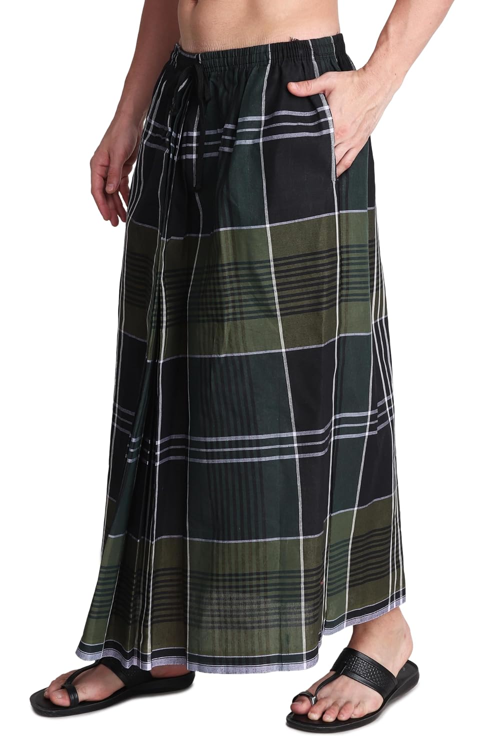 Gowri Tex Elastic Premium Cotton Lungis Pack Of 1 - Review, Price and Buying Guide