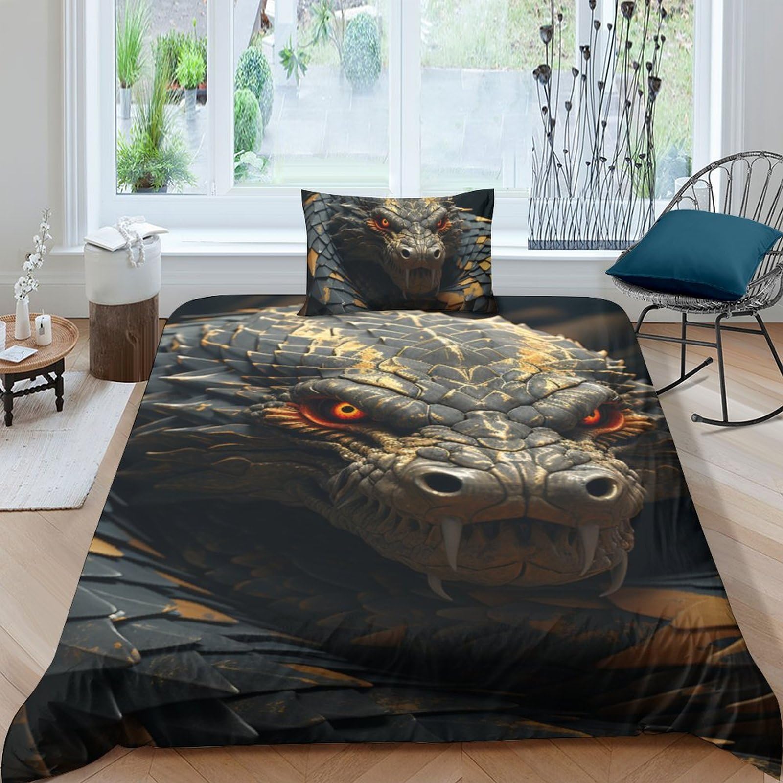 Parure de lit Viper 3D SCOOVY 135x200 pour literie d'enfant et adulte