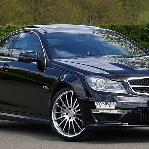 Miniatura 4 de Emblema de edición Bad Ass para automóvil, 2 calcomanías de letras cromadas 3D para guardabarros de automóvil, calcomanía con adhesivo fuerte 3M,