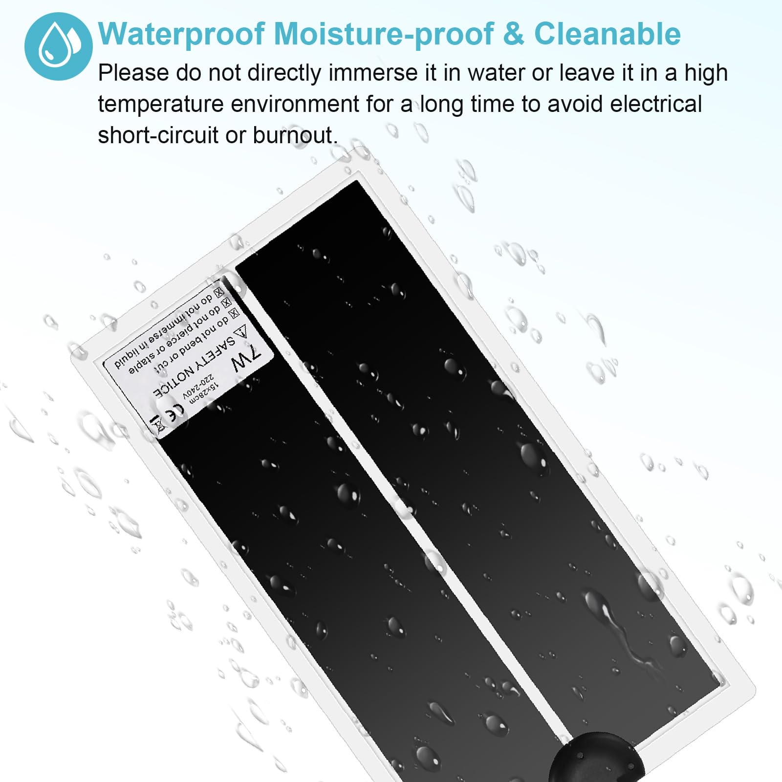 Tappetino Riscaldante Per Terrario 14W - Con Controllo Temperatura Per Rettili, Tartarughe E Anfibi - Foto 5