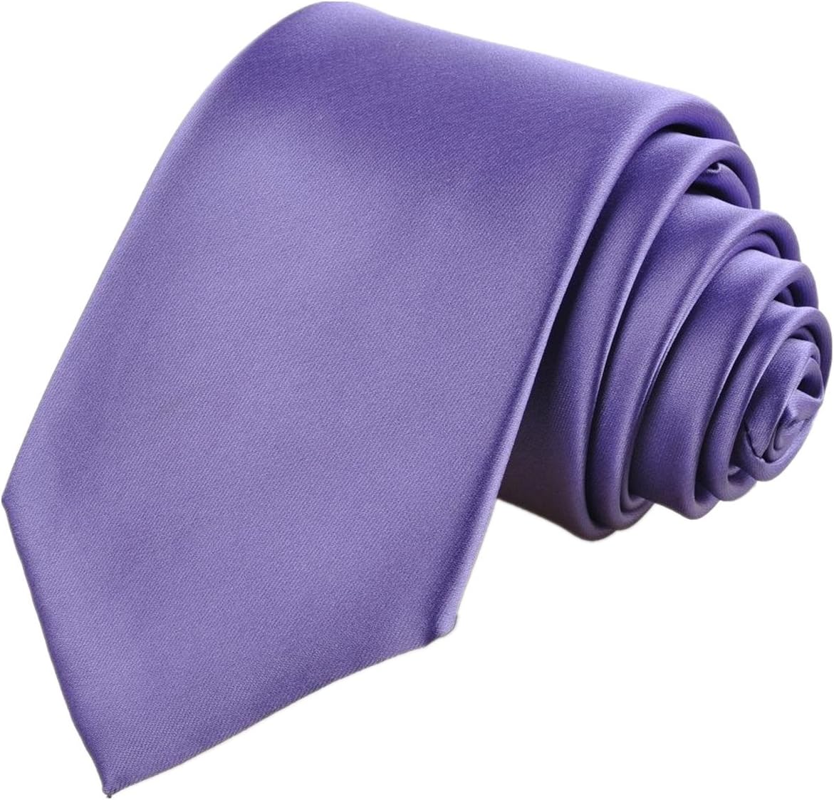 COLORU Solid Pure Color 57'' inches Microfiber Formal Men's Neck Tie Suits Necktie (Purple)