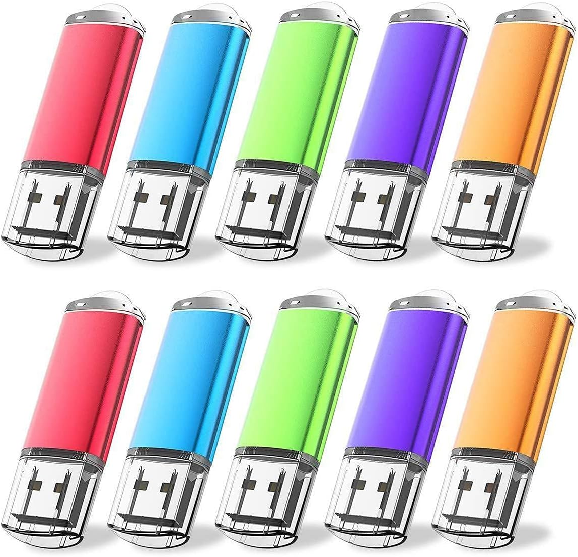 Wholesale/Lot/Bulk (5,10,20 Pack) Metal USB Flash Memory Stick Thumb