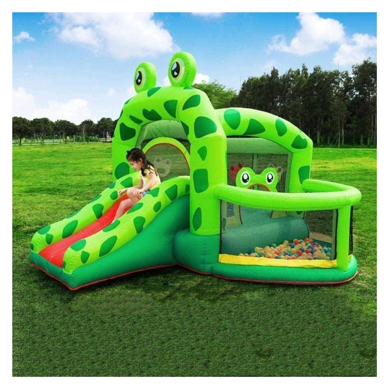 Castillo Hinchable, Y tobogán, Juguetes Cuadrados for Interiores y Exteriores de Naughty Castle