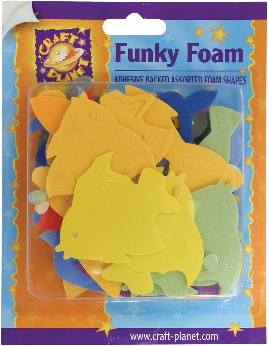 Craft Self Adhesive Funky Foam Assorted Pack
