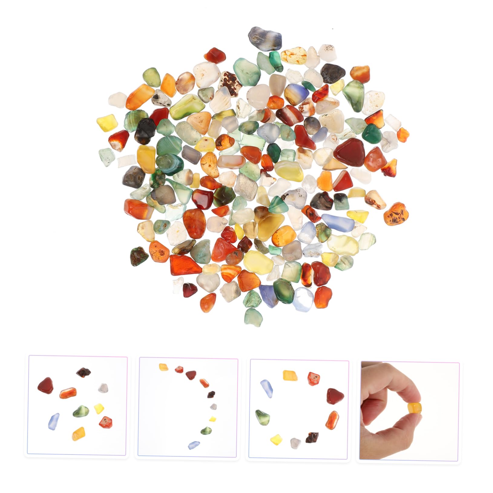 SHERCHPRY Piedra Budista Triturada Creativa 500g Cerámica 1 Bolsa