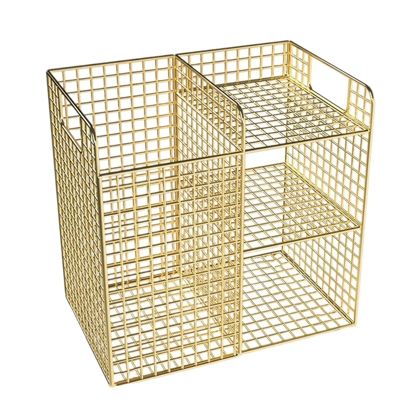 ATORSE Yoga Mat Storage Rack Iron Corner Shelf Yoga Block Workout Equipment Storage Gold-image-36