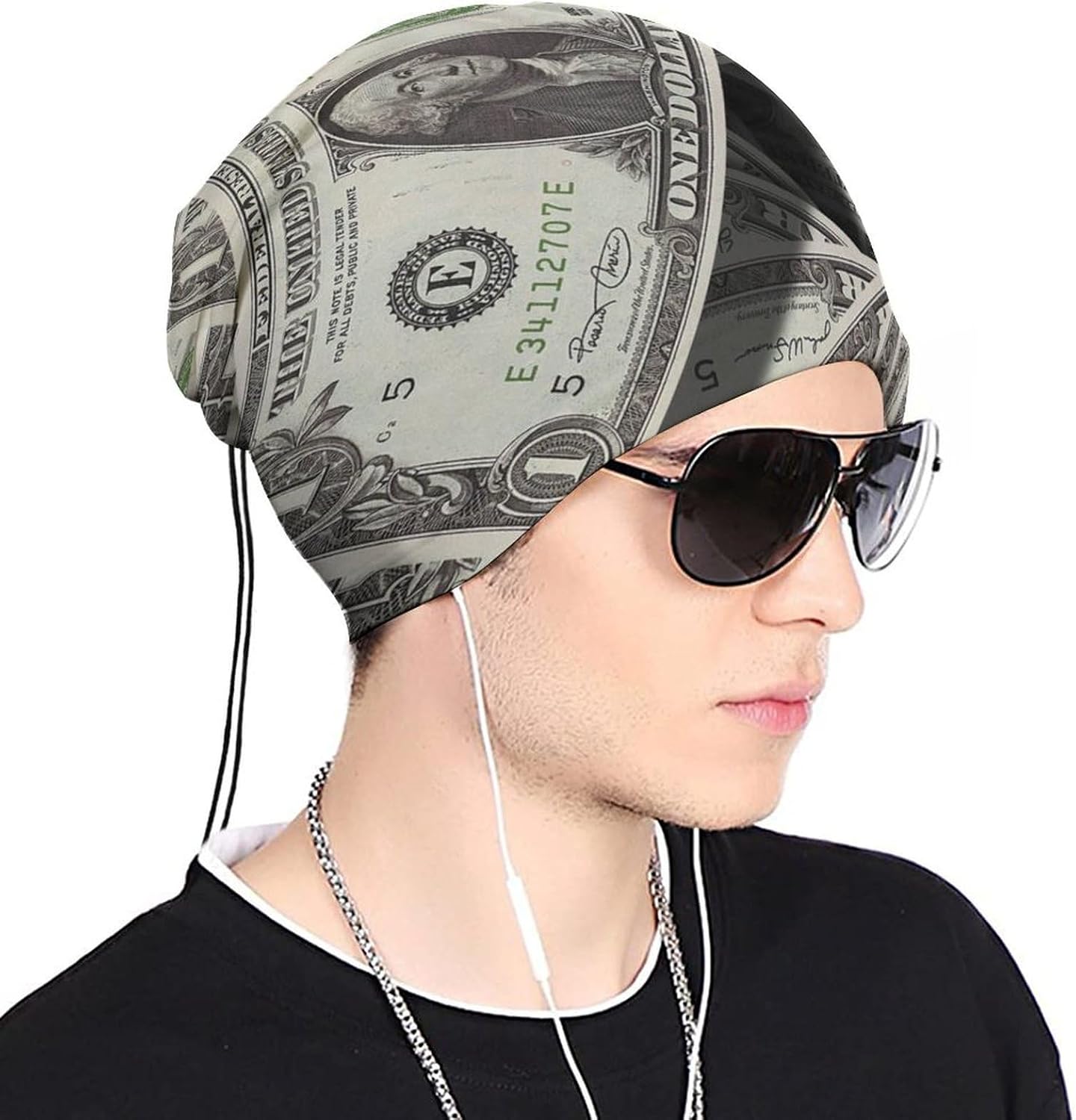Bills Cash Dollars Neck Gaiter for Men Women Face Mask Cover Bandana Scarf Headband Headwrap Headwear