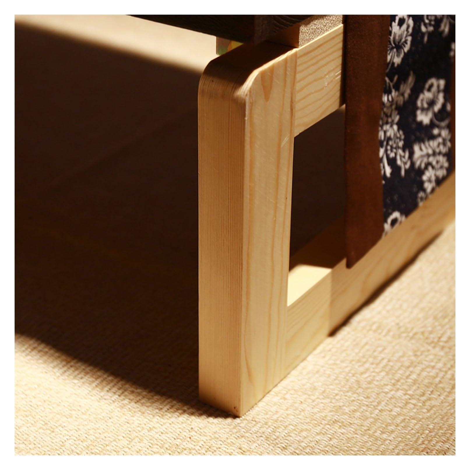 Table de salle à manger pliable en bois – Table basse polyvalente pour sièges au sol, style Kotatsu, table d'appoint polyvalente pour salon, chambre à coucher, bureau – Marron 80 x 50 x 30 cm
