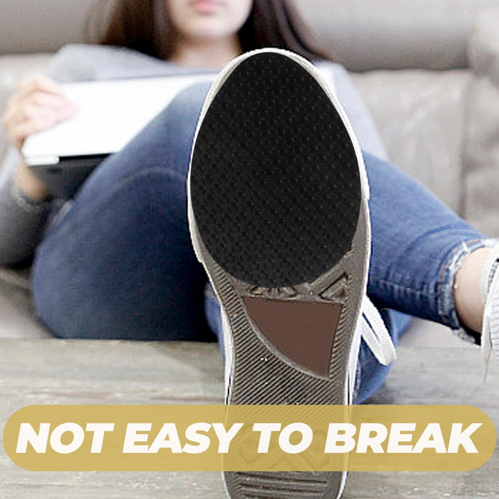 FRCOLOR 50paia Cuscinetti Antiscivolo Per Sole Pad Per Scarpe Protezione Incredibile e Comfort Per Stivaletti e Scarpe Facile Applicazione