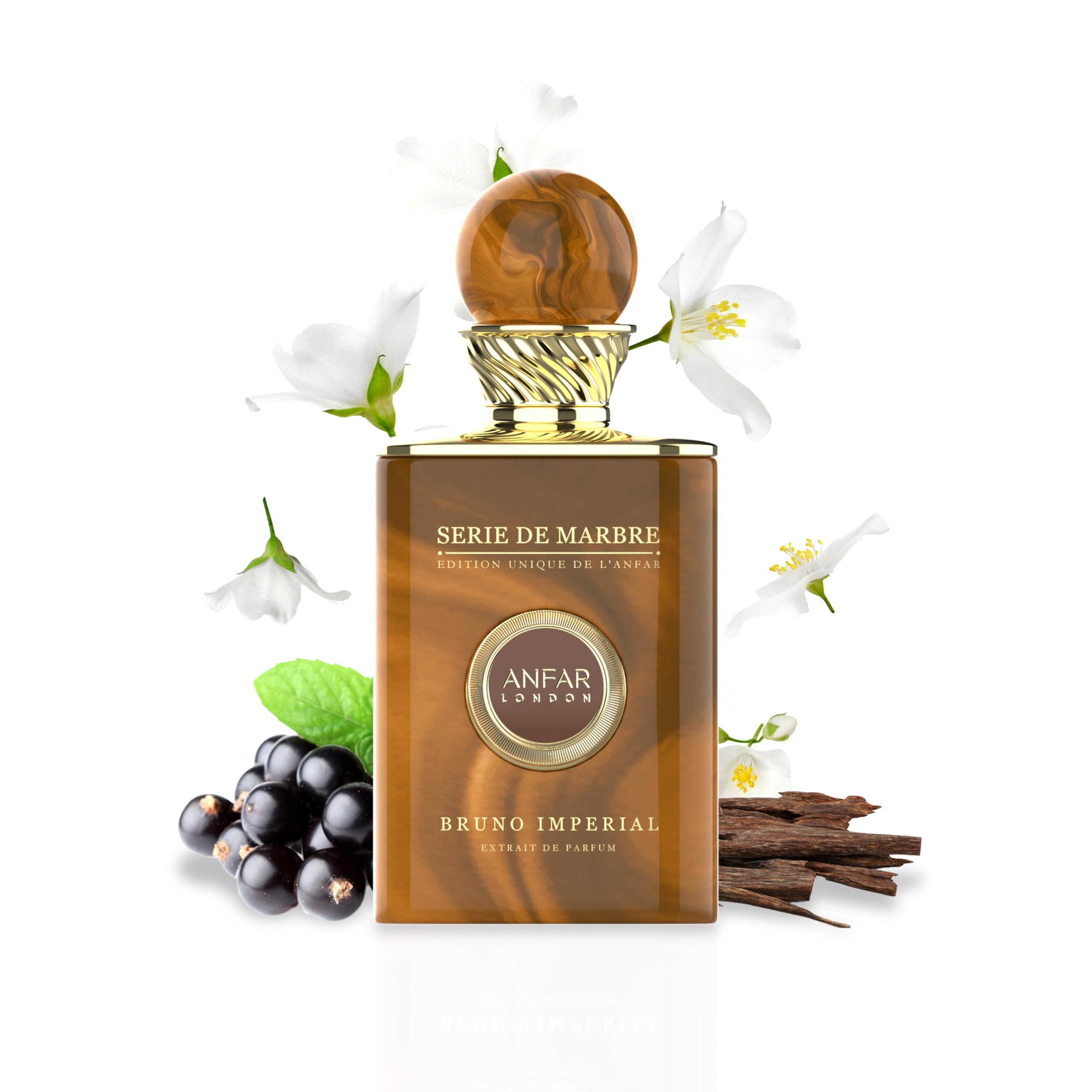BRUNO IMPERIAL Perfume POUR HOMME Extrait de Parfum, Top: Black Currant, Middle: Rose, Ja…