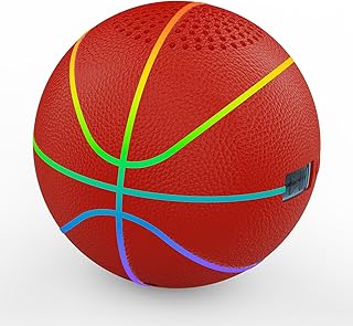 Basketball-Themed Portable Bluetooth Speaker with Dynamic Bass and IPX4 Splashproof Rating