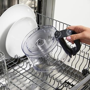 Kenwood MultiPro Compact FDP31.360GY, mutfak robotu, yoğurma ve dilimleme diski, narenciye presi, 1,2 l blender, 2 hız + darbe, kase 2,1 l, 800 W, gri