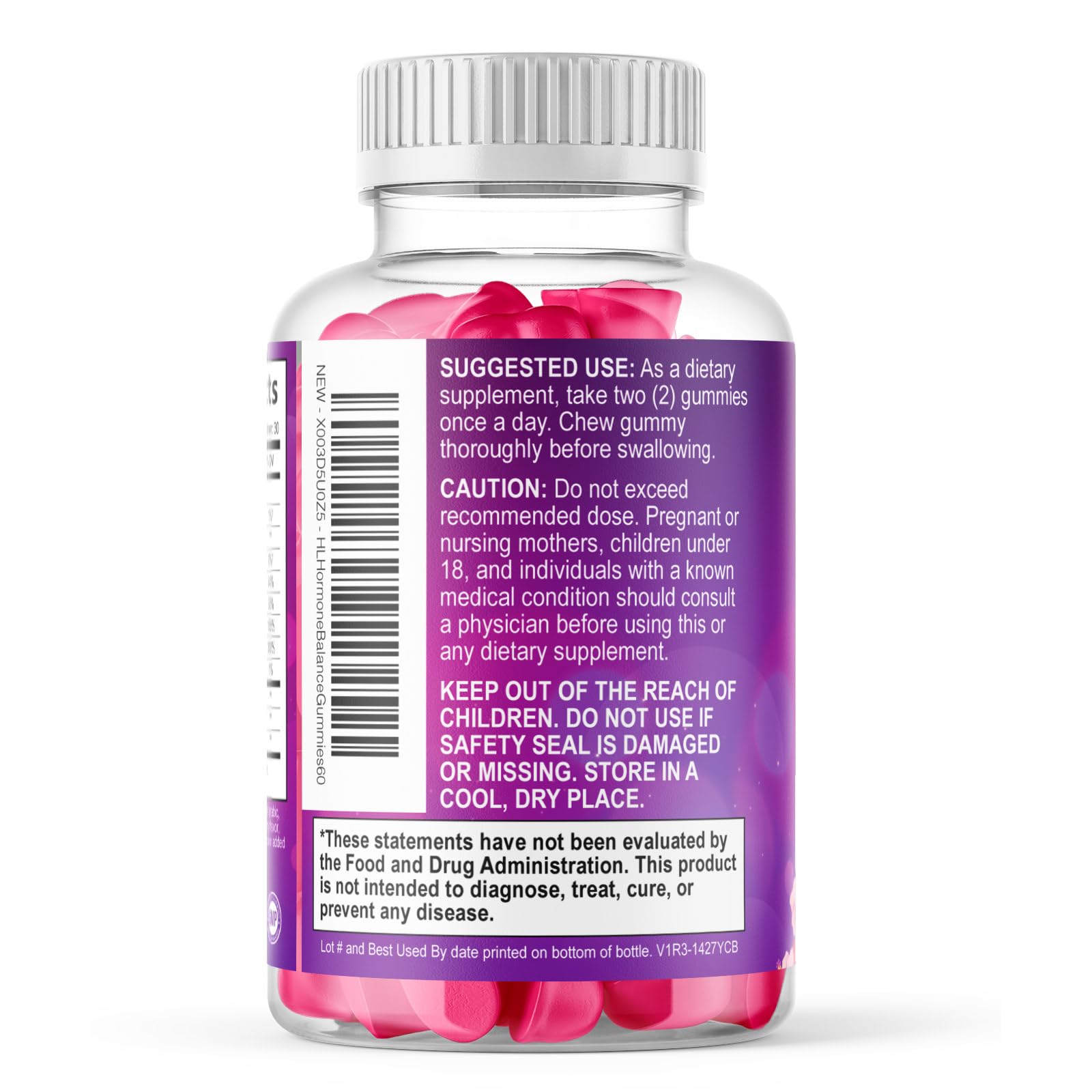 Menopause Supplements for Women - Complete Natural Mild Hot Flashes & Night Sweats Support, Multi Benefit Menopause Relief Gummy, Hormone Support for Balance & Energy, Gluten-Free - 60 Gummies — Amazon image 8
