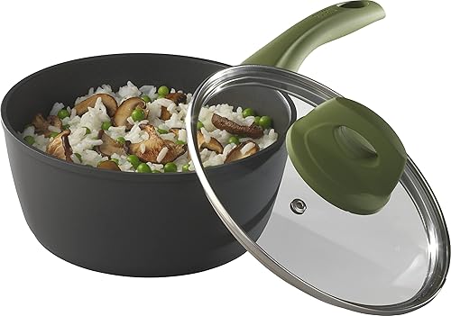 Miniatura 6 de Bialetti Simply Italian - Sartén antiadherente cubierta, 1.9 cuartos de galón, multicolor