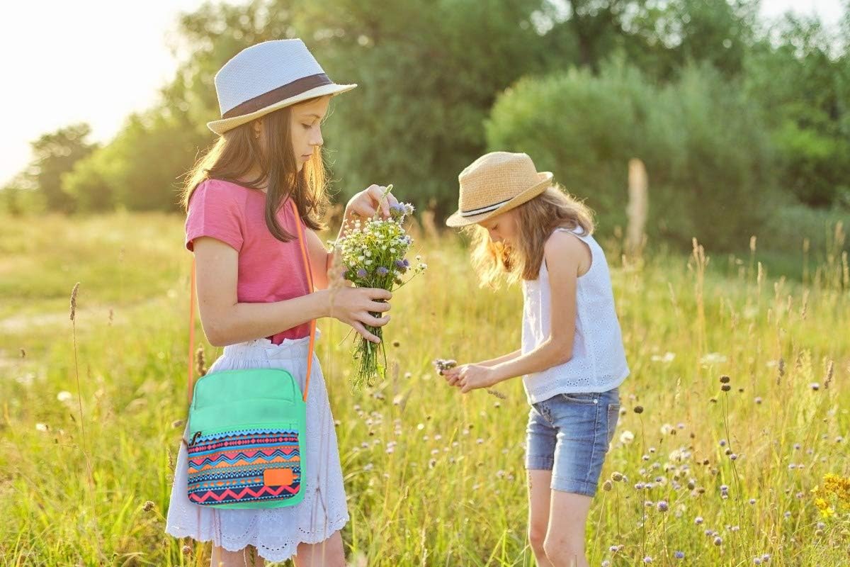 Leaper Girls Crossbody Purses for Kids 2 PCS Cross Body Bag Women Messenger Bag Girls Canvas Bag Cross Body Purse Set | for Kids, 2 PCS, Women - Image 3