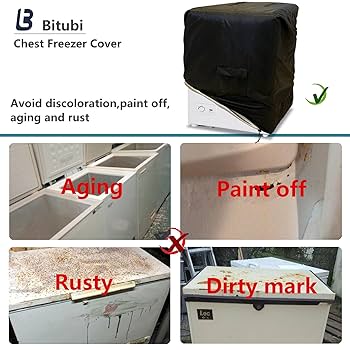 Bitubi Chest Freezer Cover U2013 Waterproof, Dustproof, Sun-Proof