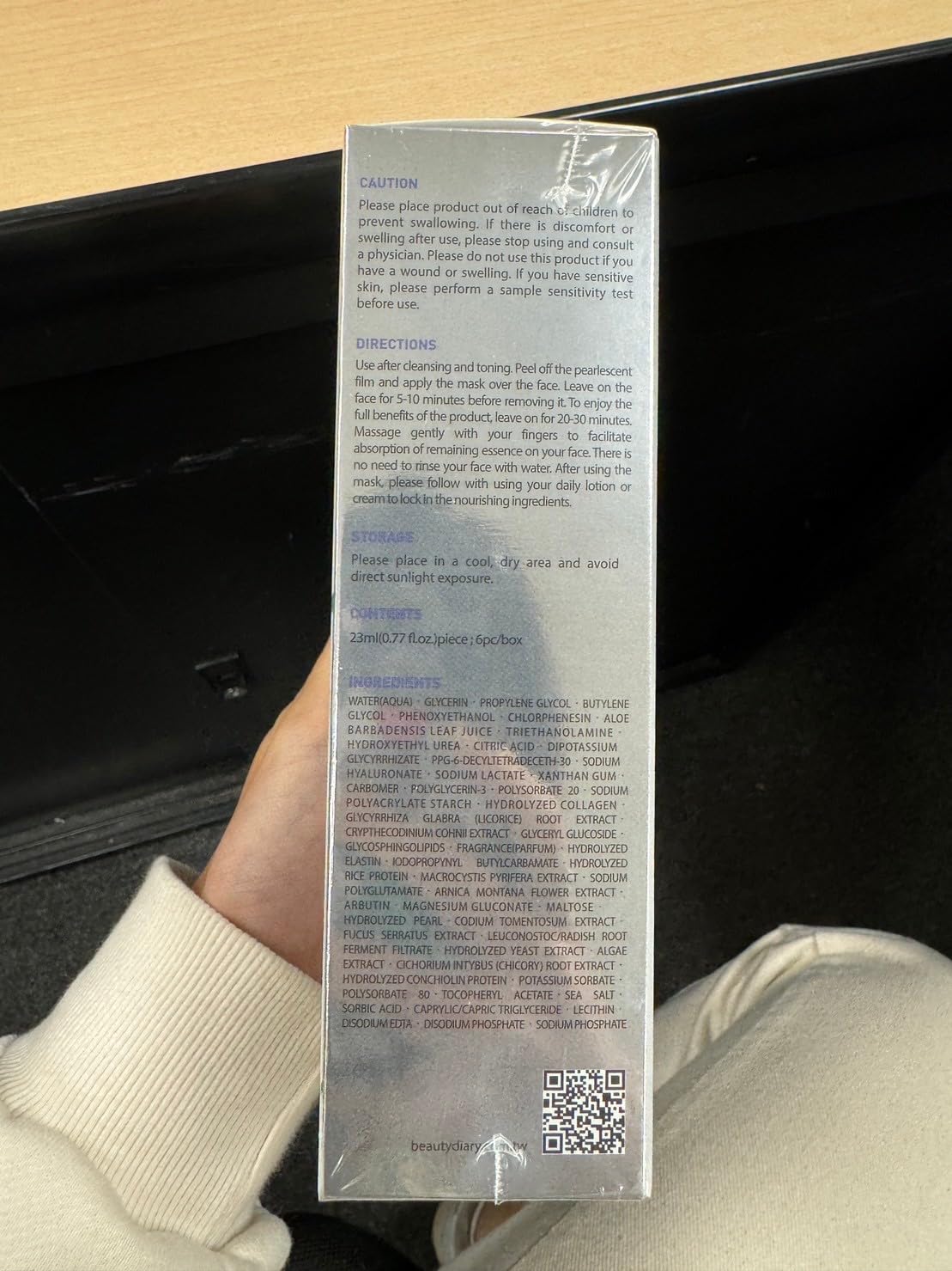 My Beauty Diary -Repair Power Brightening Black Pearl EX+ Facial Face Mask (6 Sheets) - New English Version - Image 8