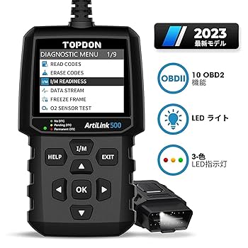 Amazon.co.jp: TOPDON AL500 OBD2 診断機 日本語 obd スキャン