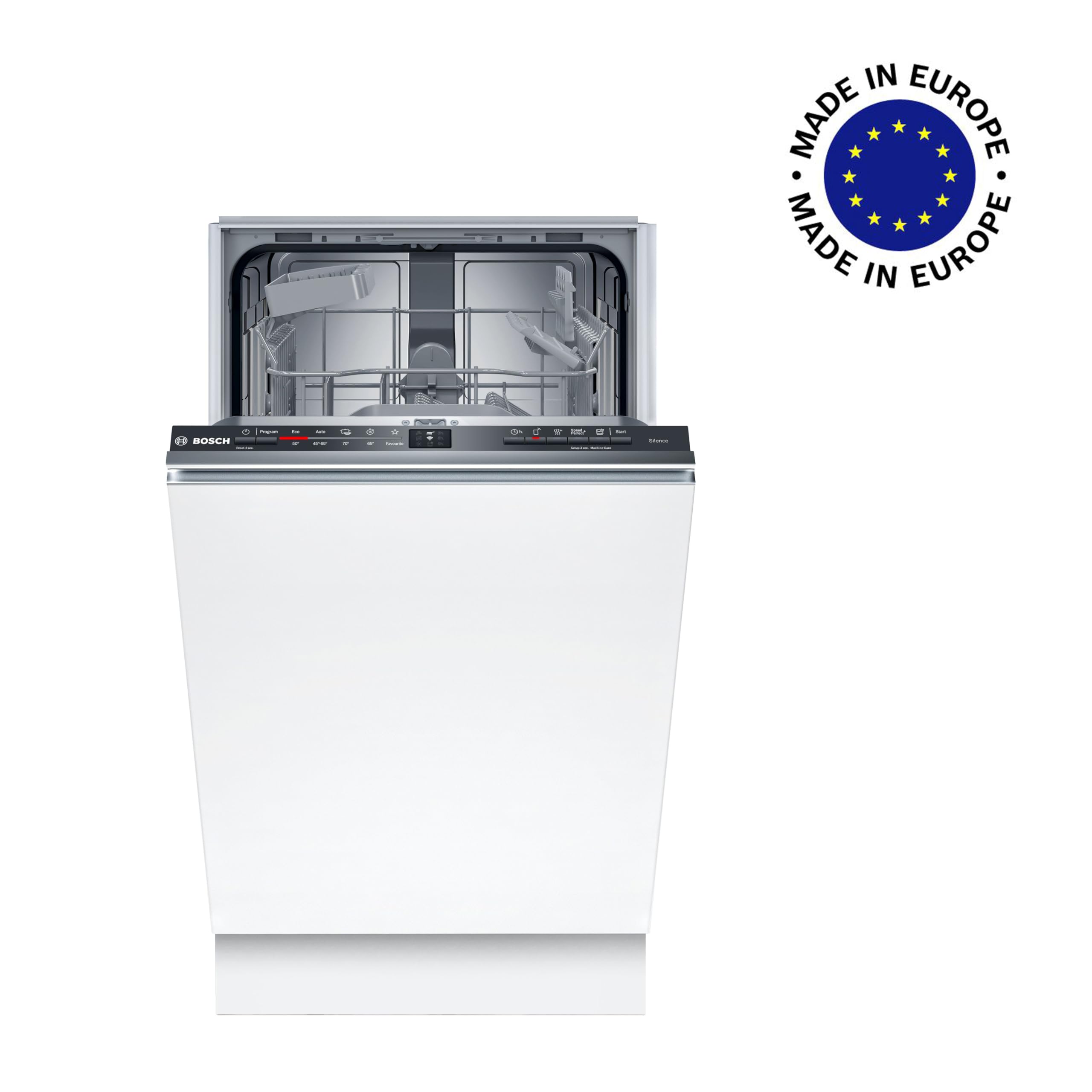 Bosch SPV2HKX42E Serie 2 Vollintegrierter Geschirrspüler 45 cm DuoPower AquaStop VoiceControl