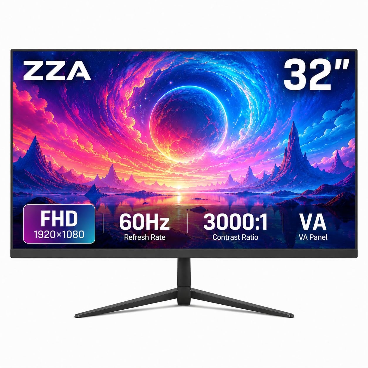 ZZA 32 Inch 1K FHD IPS Monitor