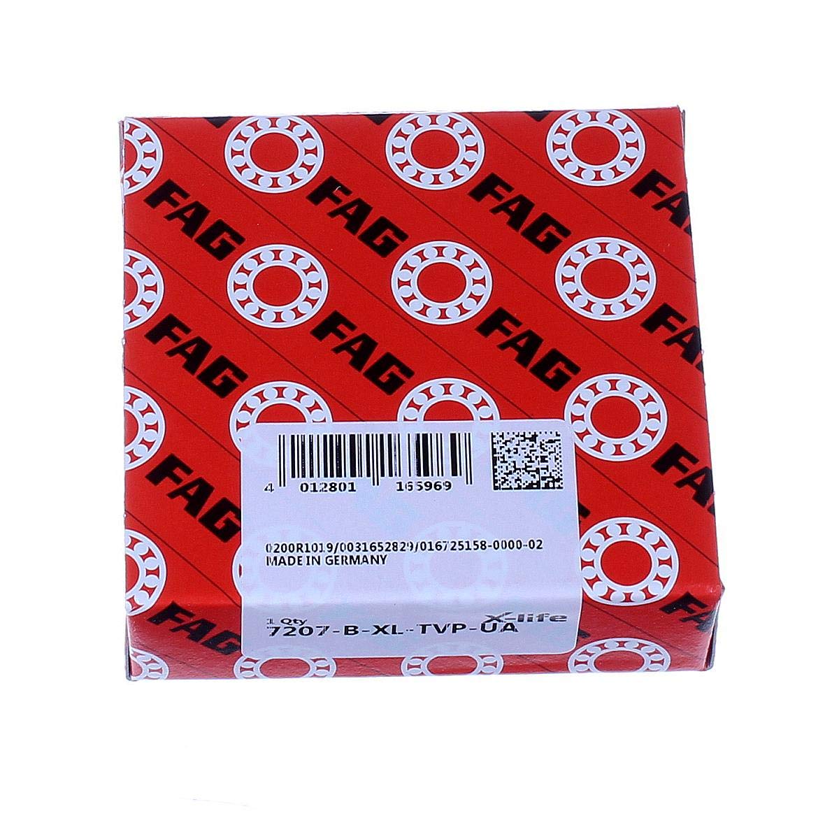 7207-B-XL-TVP-UA FAG Bolas de contacto angular cojinete 35,00x72,00x17,00mm