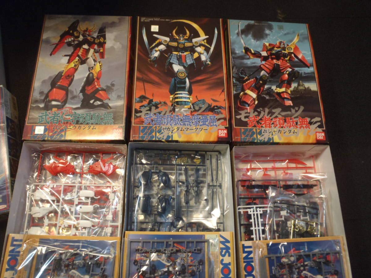 Amazon.co.jp: 当時モノ モビルスーツ戦国伝 3体セット 武者頑駄無 