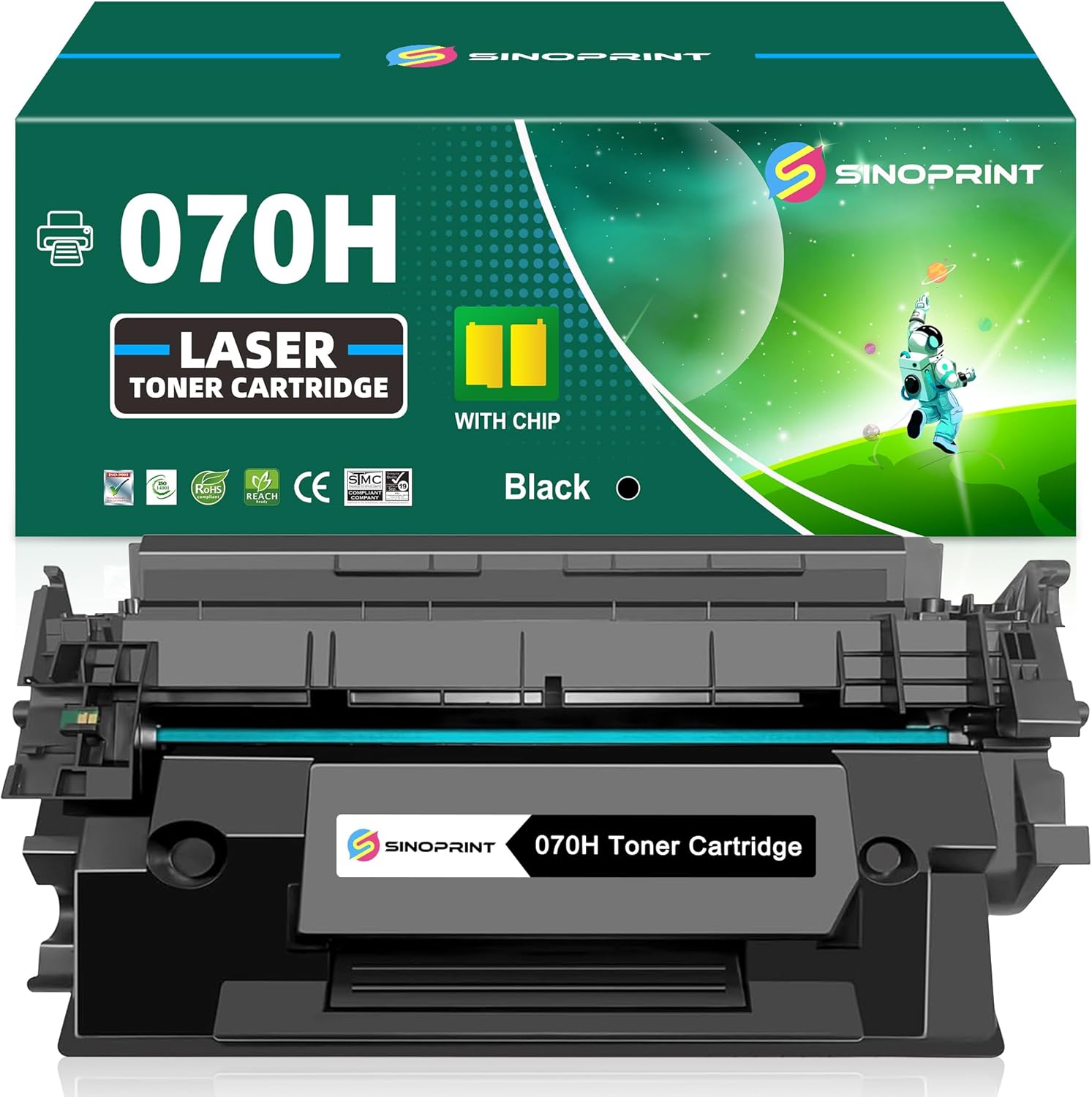 070H Toner Cartridge Compatible for Canon CRG-070 070H Black CRG070 CRG070H for imageCLASS MF465dw MF462dw LBP246dw LBP247dw Printer( 1 Packs Black)
