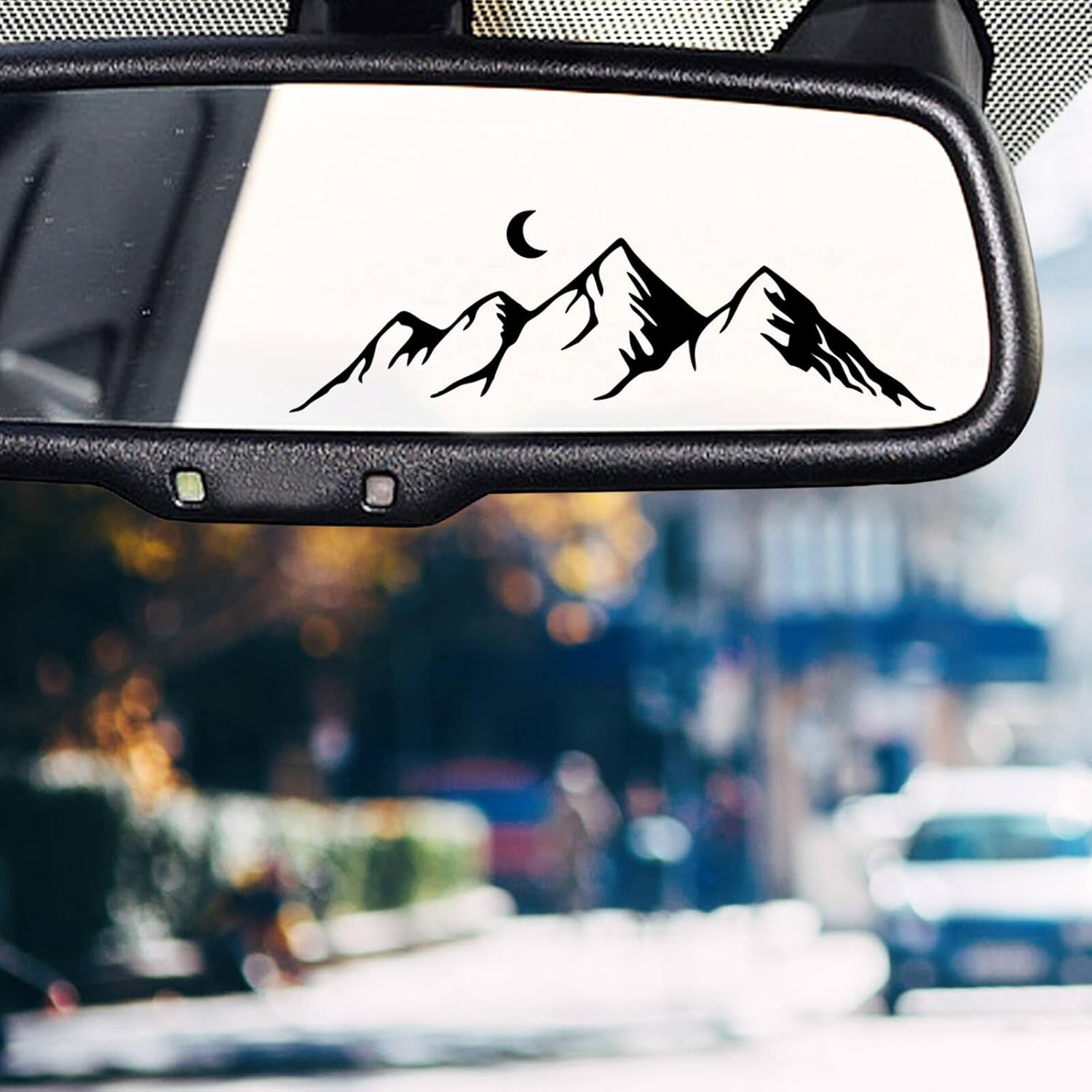 2PCS Bigfoot Car Mirror Decal,Rearview Mirrors Sticker,Bigfoot Car Accessories Gifts Vinyl Cute Cars Stickers and Decals for Women,Men,Kids,Teens,for Bathroom Decal,Computers - Image 2