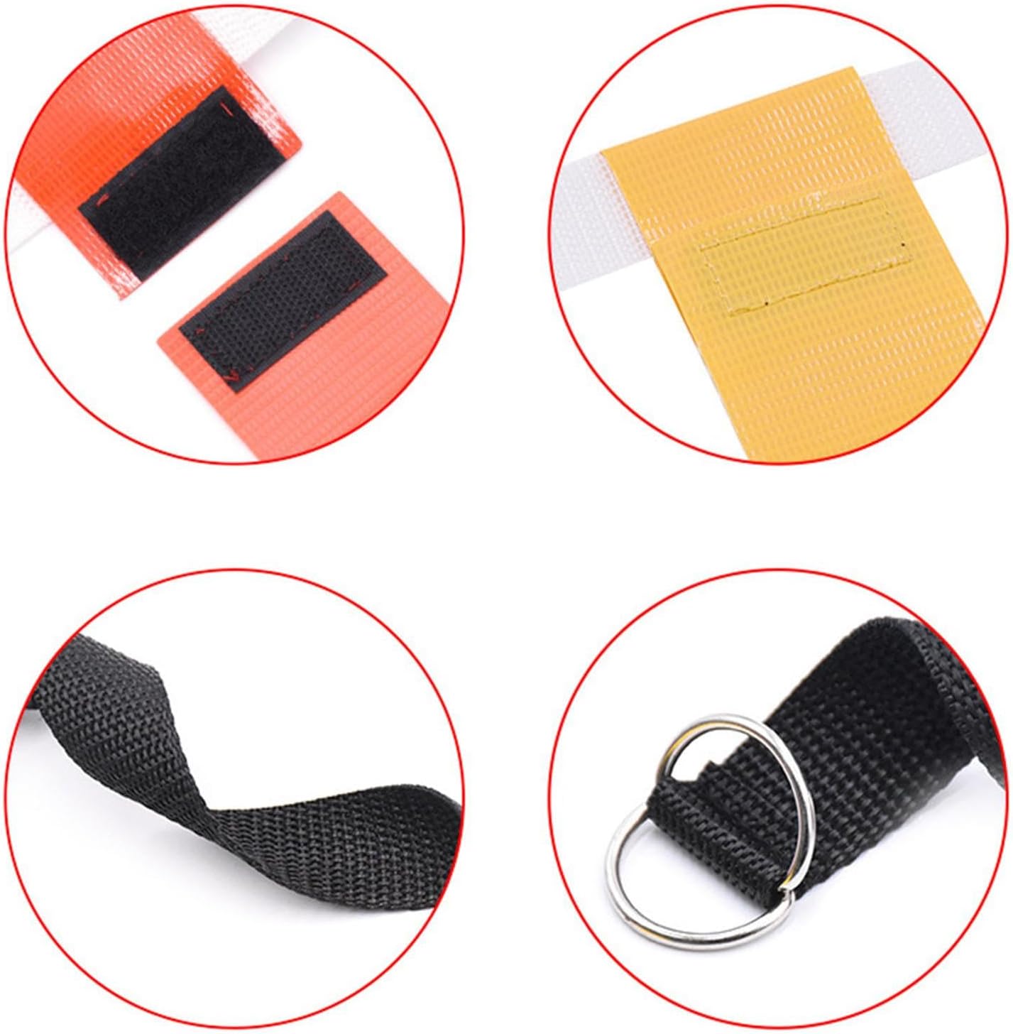 Premium Flag Football Belt Set for All Ages, 12 Belts