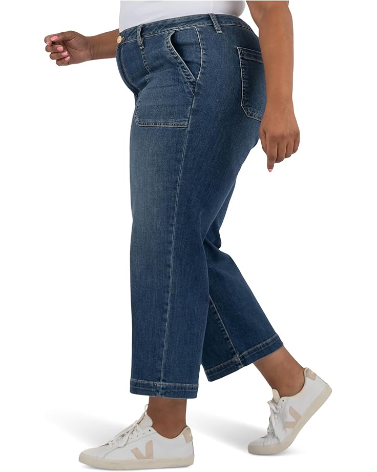 KUT from the Kloth Plus Charlotte High Rise Wide Leg Pork Chop-wide Hem - #2 of 3