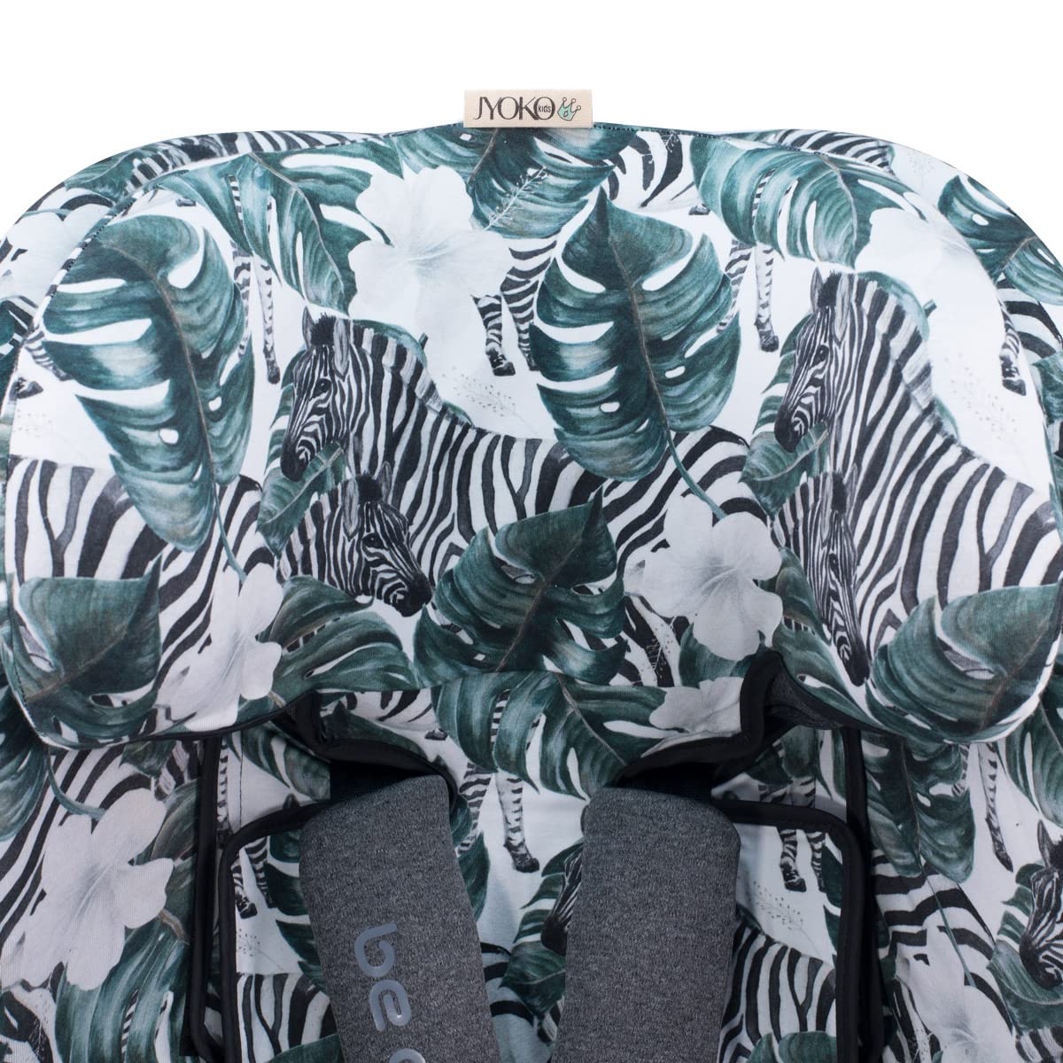 JYOKO Kids Fodera per seggiolino Auto Compatibile con Be Cool Jupiter (Zebra)