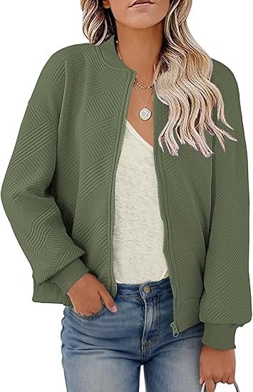 Bomber Jacket Women SAUKOLE Summer Dresses For Women 2024 Casual T