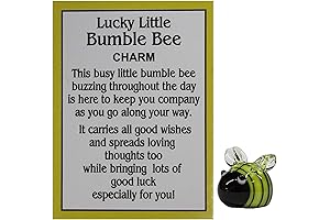 Gold-Plated Little Bumble Bee Charm with Meaningful Story Card