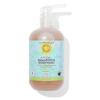 Vista 1 de California Kids Chillax Champú y gel de baño 100% a base de plantas Cuidado de la piel suave Champú de lavanda para niños + adolescentes