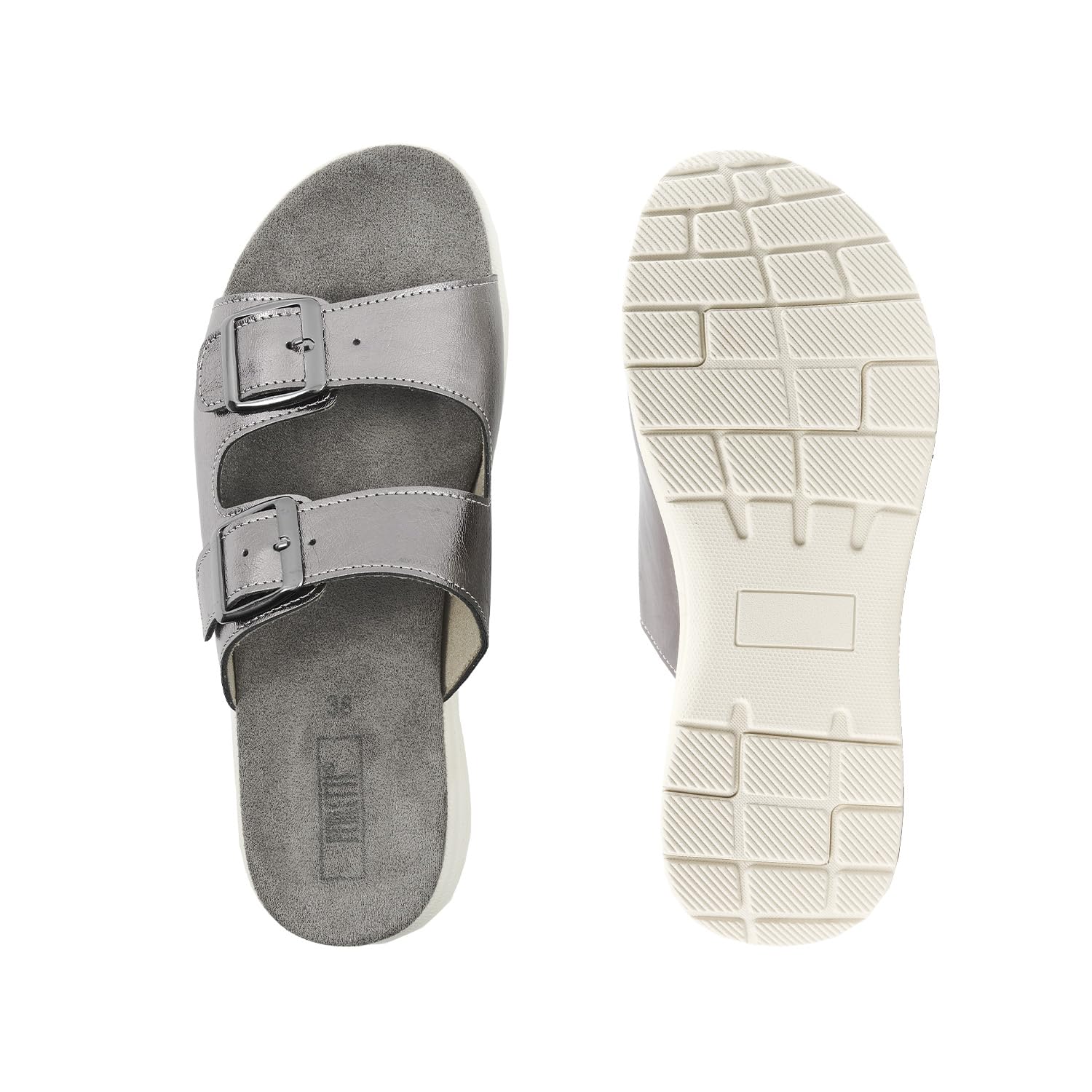PERLETTI Ciabatte Donna Ultra Leggere Fibbia Regolabile - Pantofole Comode Casa Quattro Stagioni - Sandali Comfort Interno Esterno con Suola Rialzata Antiscivolo