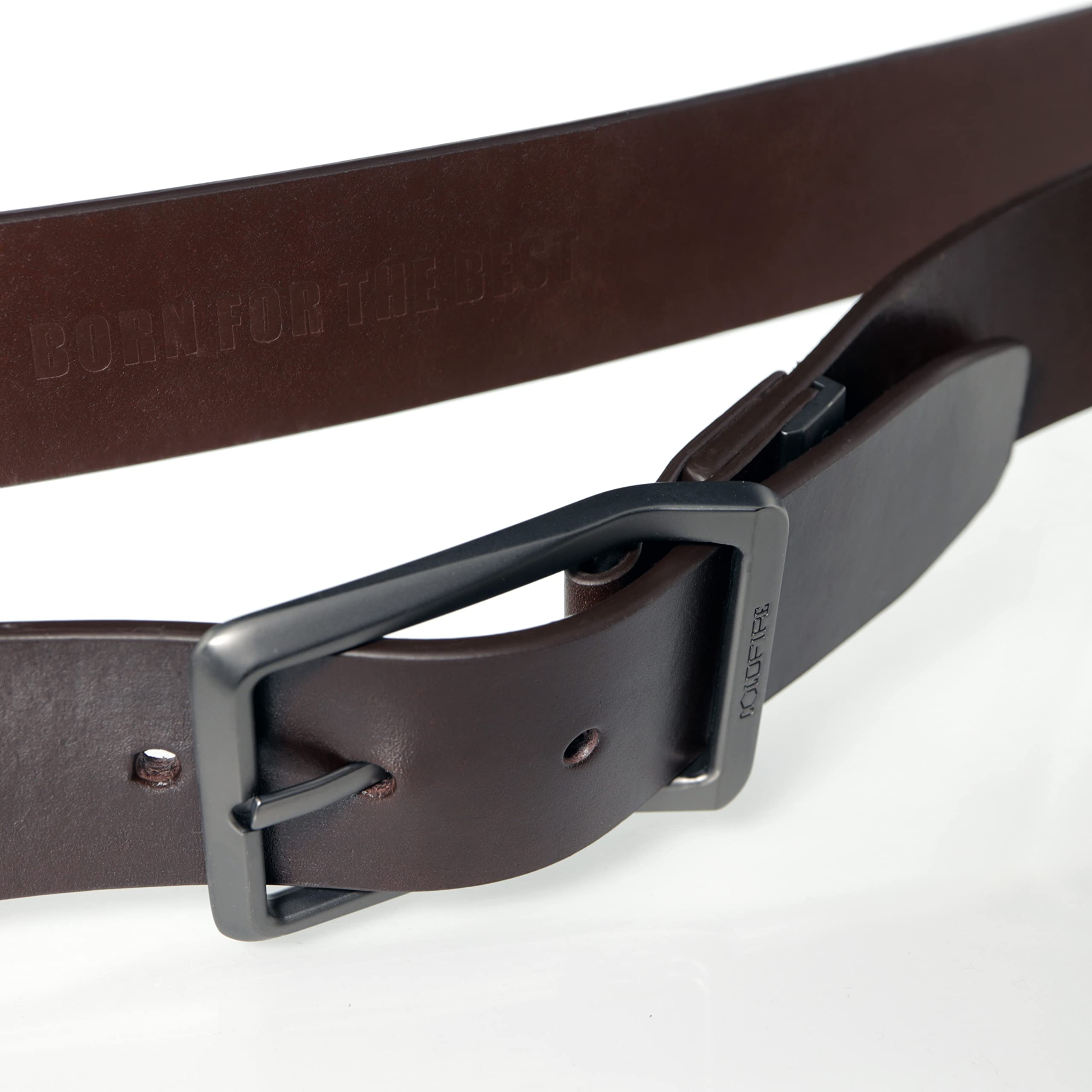ColdFire Cinturón de cuero casual | Fabricado en la UE | Cinturón resistente para hombre | Cinturón EDC